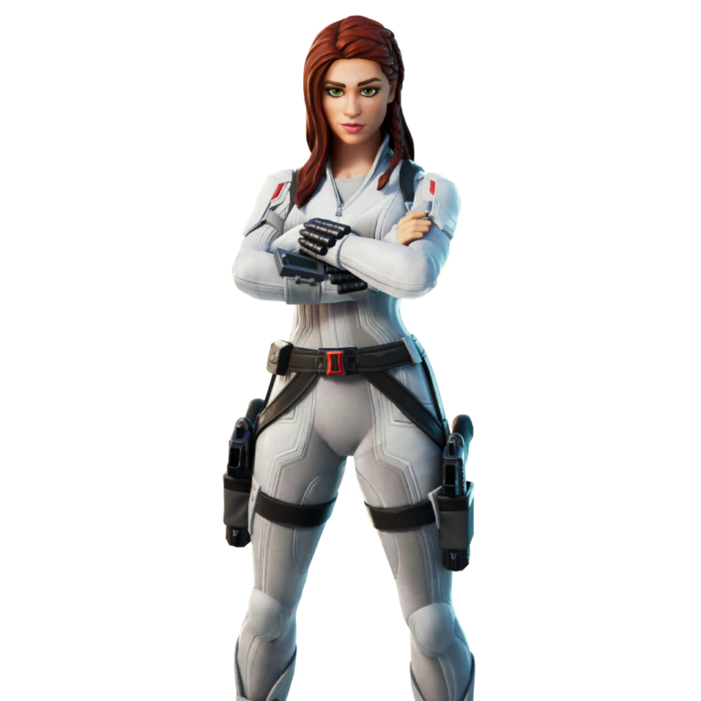 Fornite Black Widow Outfit Png Picture (black, silver, beige)