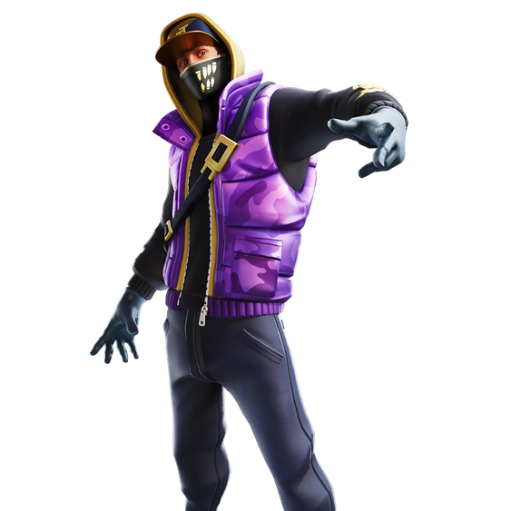 Fornite Blue Striker Png Image (black)