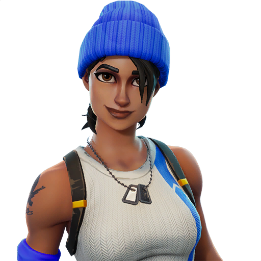 Fornite Blue Striker Png Pic (black, silver)