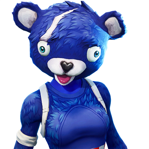 Fornite Blue Team Leader Png Image (gray, navy, white)