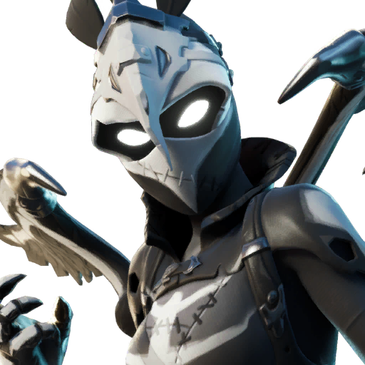 Fornite Bone Ravage Png (black, white)