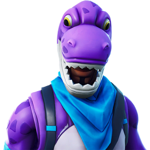 Fornite Bronto Png (black, silver, lavender, white)