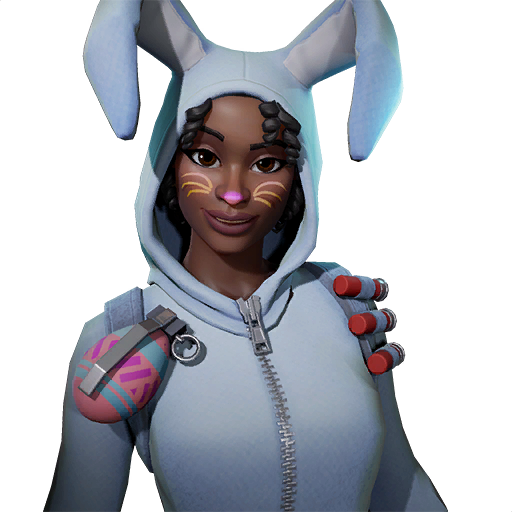 Fornite Bunny Brawler Png Hd Isolated (teal, black, gray, silver)