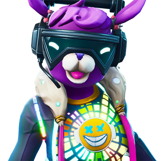 Fornite Bunnymoon Png Image (teal, mint, lavender, black, silver)