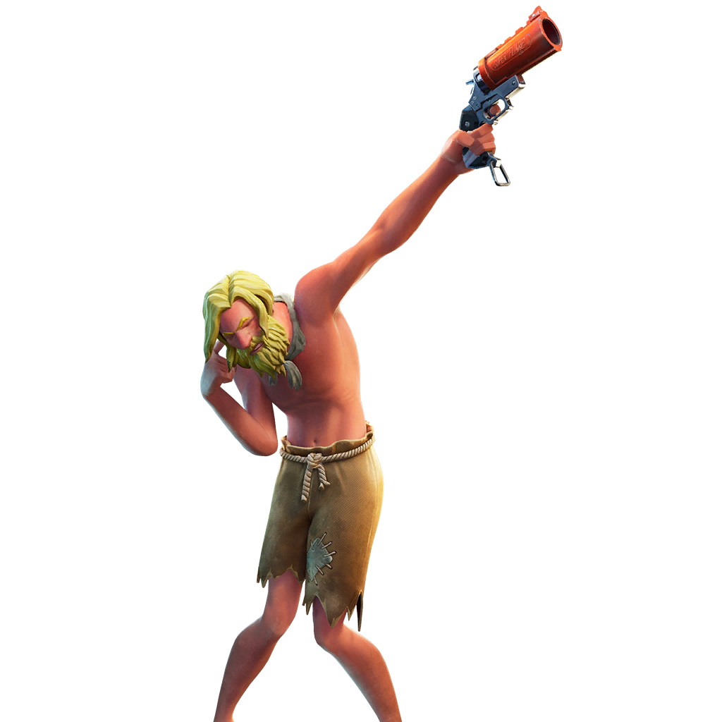 Fornite Castaway Jonesy Png Hd (black)