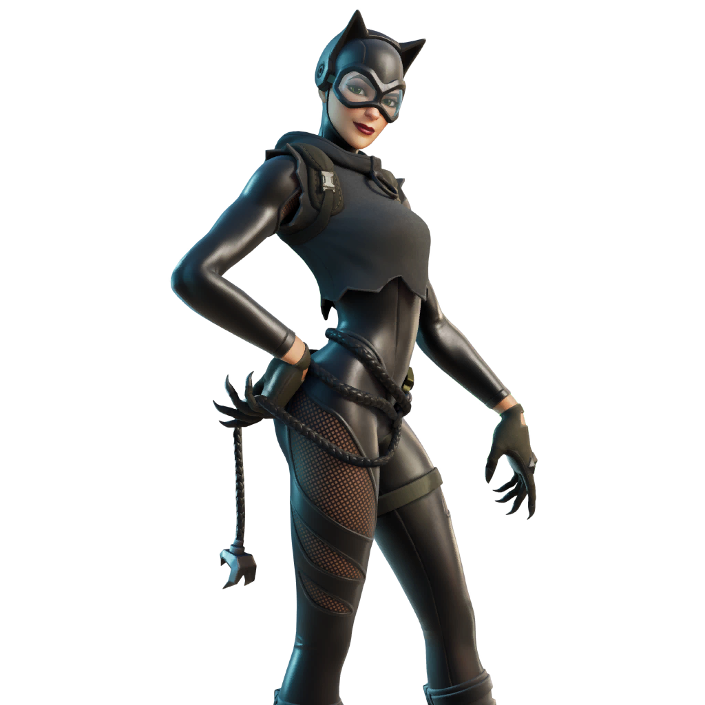 Fornite Catwoman Zero Png Isolated File (black, gray)