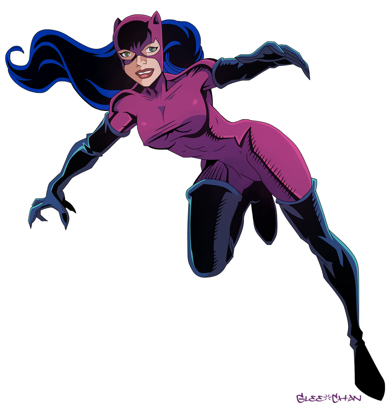 Fornite Catwoman Zero Png Pic (black, purple)