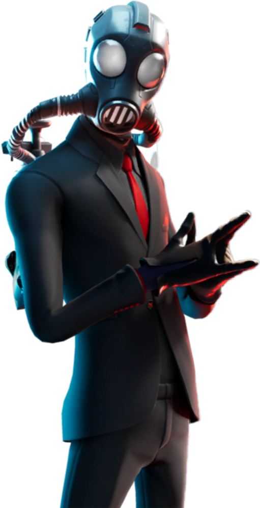 Fornite Chaos Agent Png File (black)