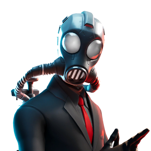 Fornite Chaos Agent Png (black, white)