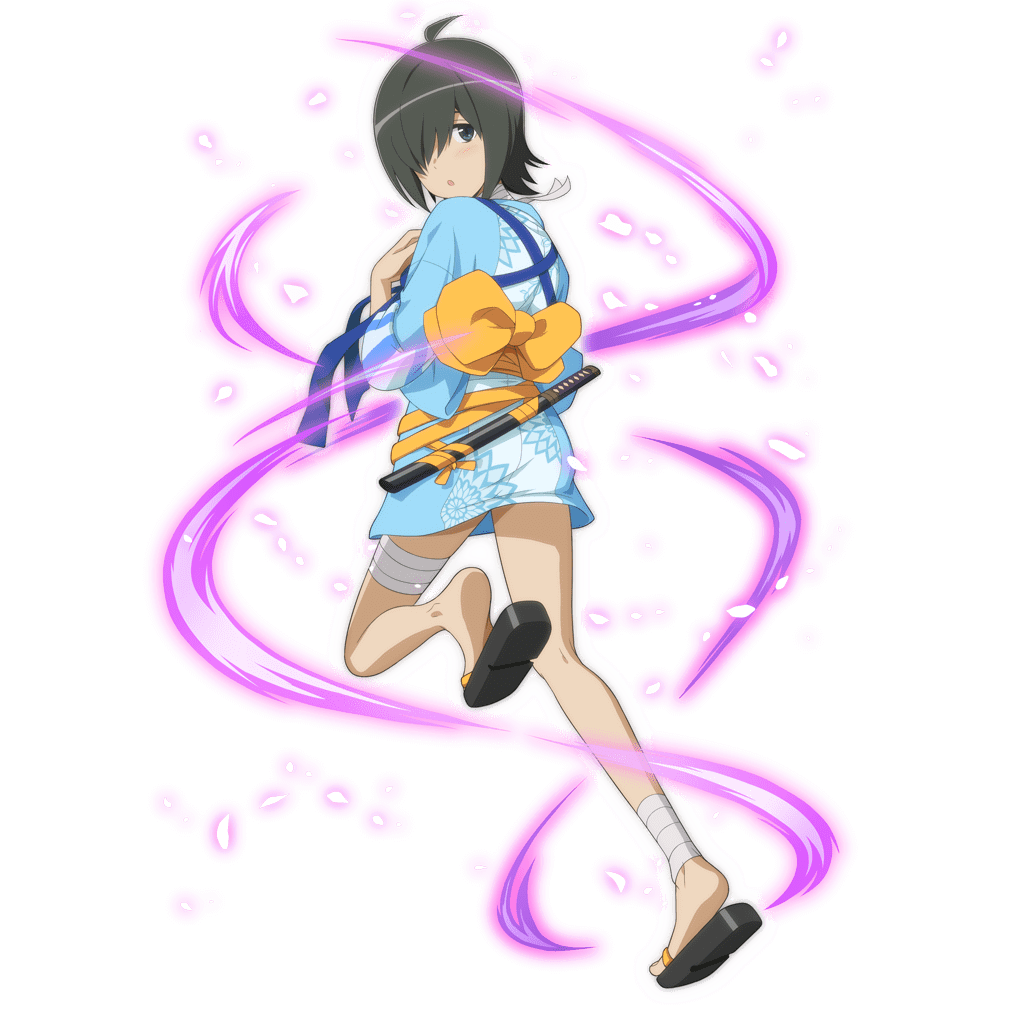 Fornite Chigusa Png Photo (black, mint, pink, white)