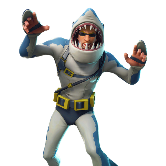 Fornite Chomp Sr Png Hd Isolated (black, silver, navy)