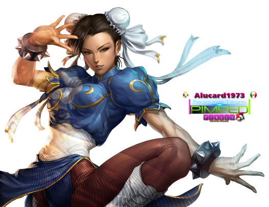 Fornite Chun Li Png File (black)