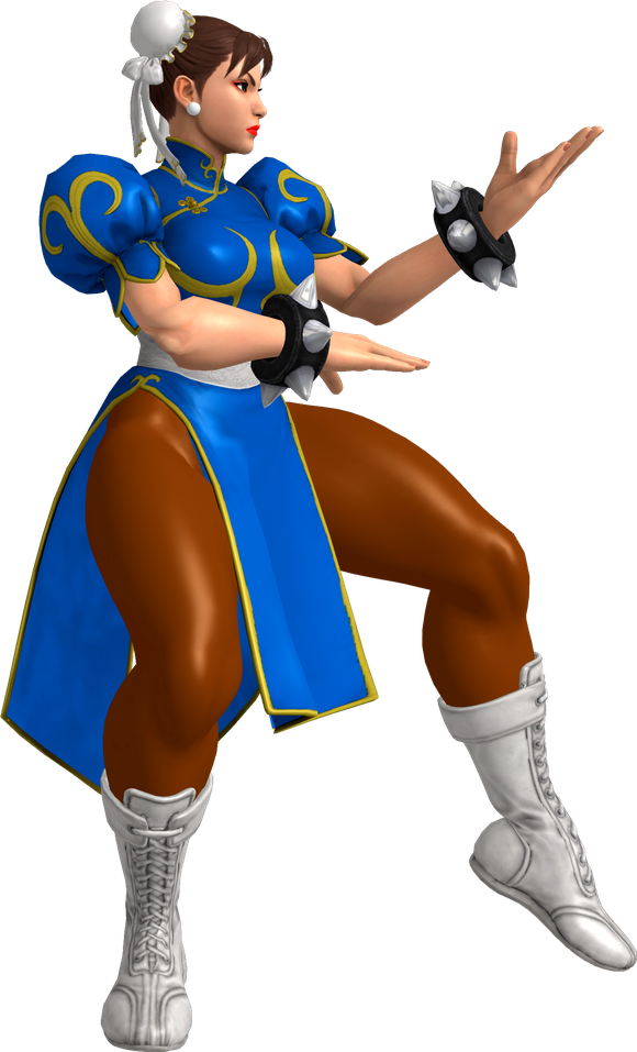 Fornite Chun Li Png (teal, black, maroon)