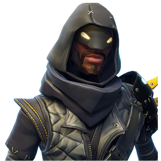 Fornite Cloaked Shadow Png File (black, white)