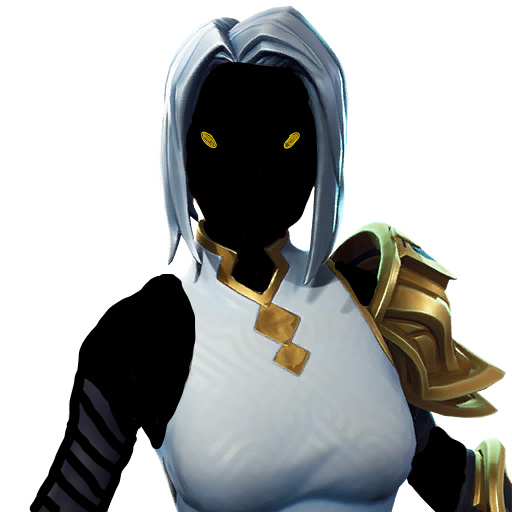 Fornite Cloaked Star Png File (black, silver)