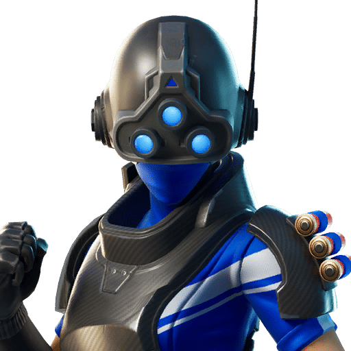 Fornite Cloud Striker Png (gray, navy)