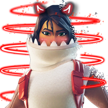 Fornite Comfy Chomps Png Photo (black, red, maroon)