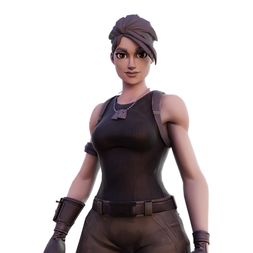 Fornite Commando Png Isolated File (black)