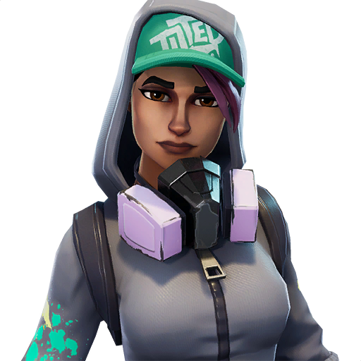 Fornite Commando Png Isolated Image (silver, lavender)