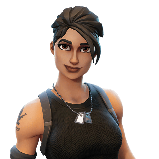 Fornite Commando Png Transparent (black, gray)