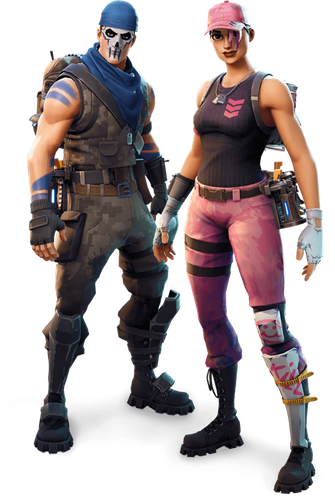 Fornite Cool Fortnite Png Isolated File (black)