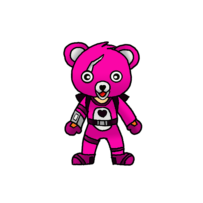 Fornite Cuddle Team Leader Png Isolated Photo (black, purple, purplish red, white)