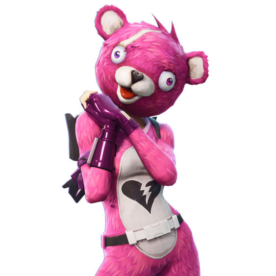 Fornite Cuddle Team Leader Png Isolated Pic (beige, white, indigo, black, pink)