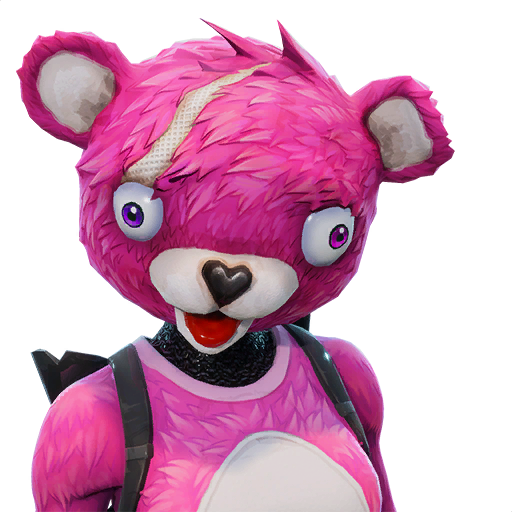 Fornite Cuddle Team Leader Png (black, silver, beige, pink)