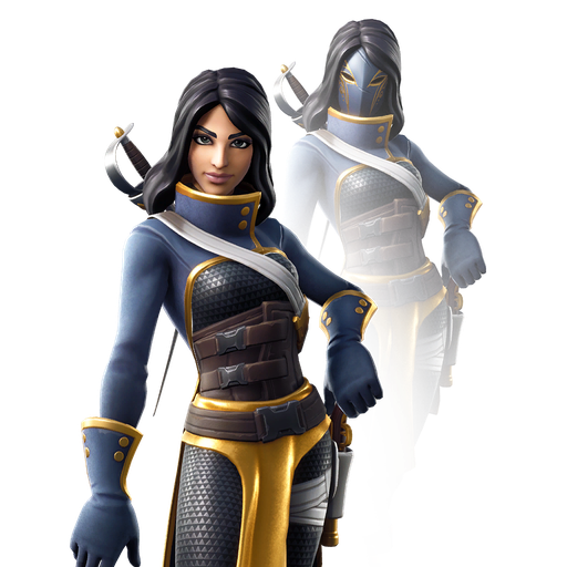 Fornite Daring Duelist Png Hd (black)