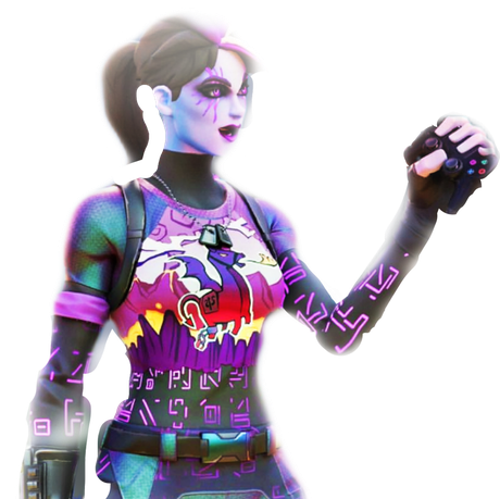 Fornite Dark Bomber Png File (black, gray, silver, white)