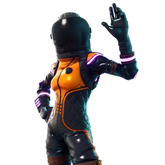 Fornite Dark Vanguard Png (black)