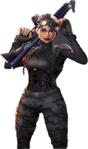 Fornite Elite Agent Png Isolated Image (indigo, black)