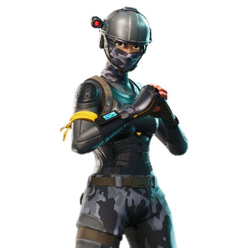 Fornite Elite Agent Png Photo (black)