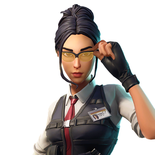 Fornite Elite Agent Png Transparent (black, white)