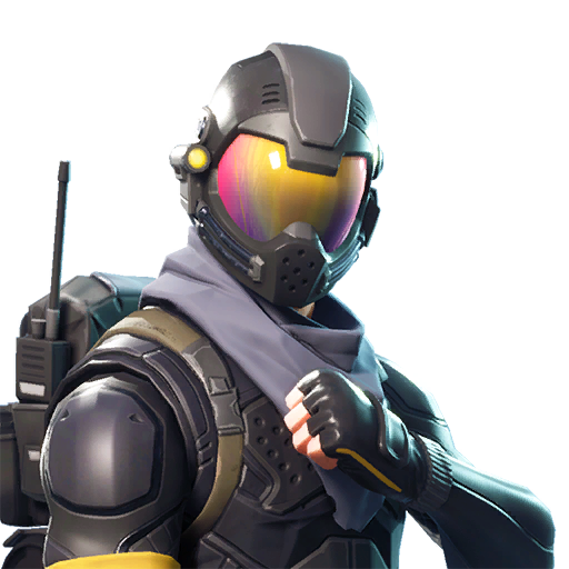 Fornite Elite Agent Transparent Png (gray, mint, silver, lavender)