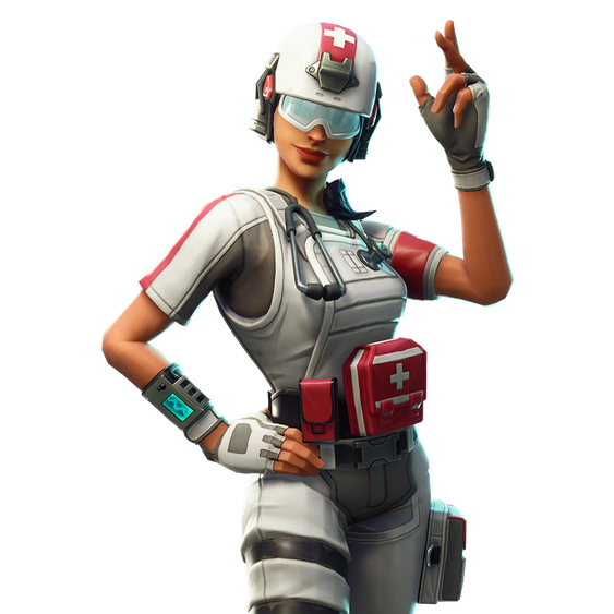 Fornite Field Surgeon Png Pic (black, white)