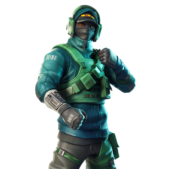 Fornite Flapjackie Png Isolated Hd (teal, black, gray)