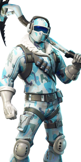 Fornite Frostbite Png Hd (black, white)