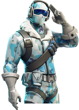 Fornite Frostbite Png Pic (black)