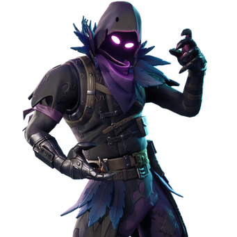 Fornite Frozen Raven Png Image (black)