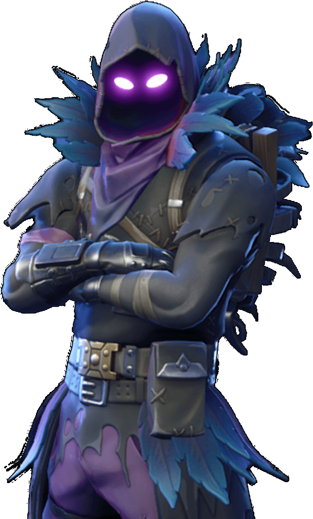 Fornite Frozen Raven Png Pic (black)