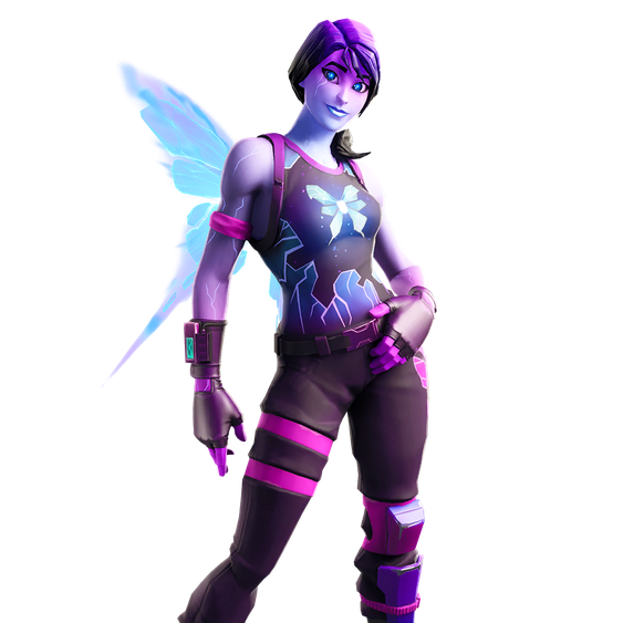 Fornite Galaxy Skin Fortnite Png Clipart (black)