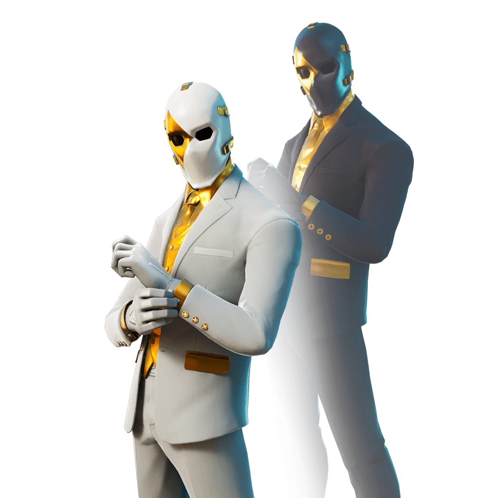 Fornite Ghost Beach Brawler Png File (black, gray)