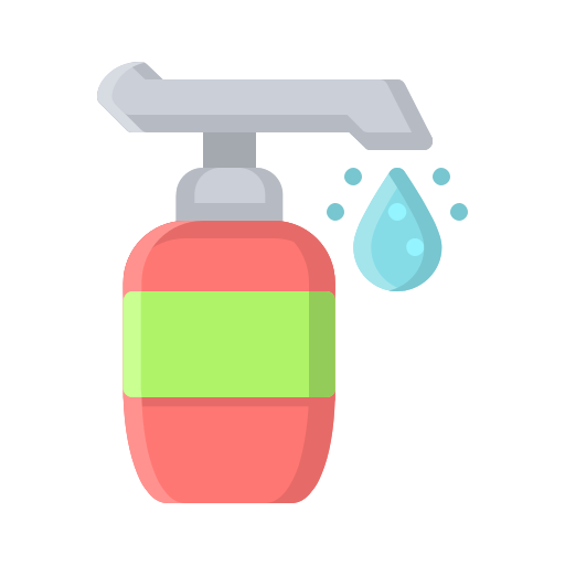 Coronavirus Covid Hand Sanitizer Soap Wash Antiseptic Icon Free Png Icon Download (silver, salmon, black, mint)