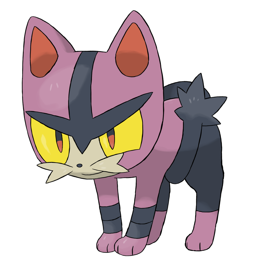 Torracat Pokemon Download Png Image (indigo, black, gray, gold, silver)