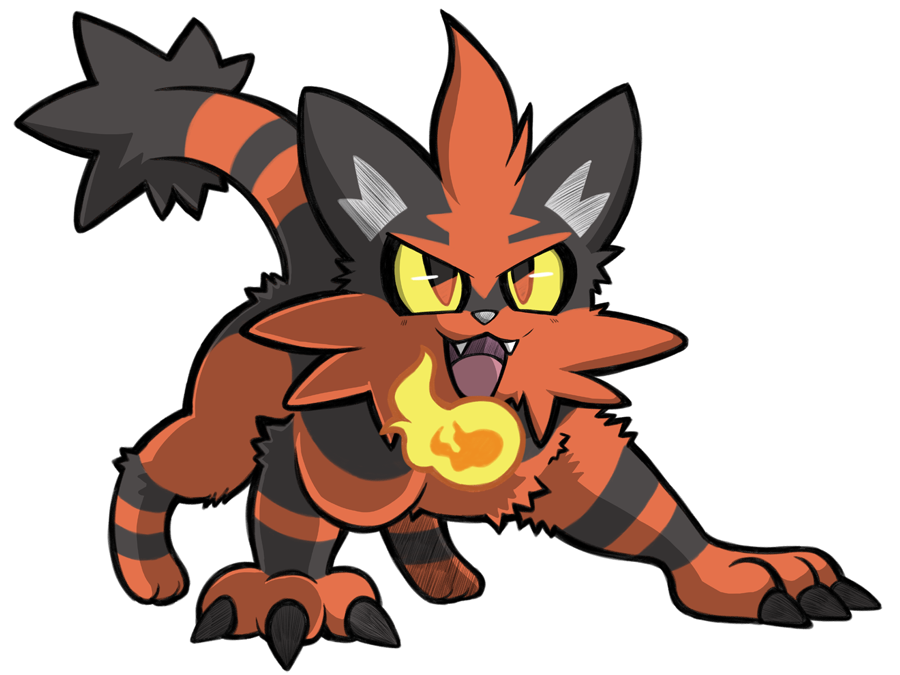 Torracat Pokemon Png Photos (lavender, indigo, black, chocolate, white)