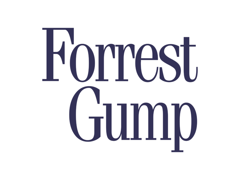 Forrest Gump Png (indigo, black)