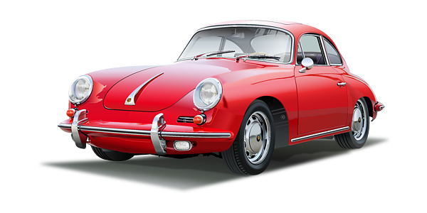 Porsche 356 Png Pic (indigo, black)