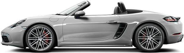 Porsche 718 Boxster Png Transparent (gray, silver, black)