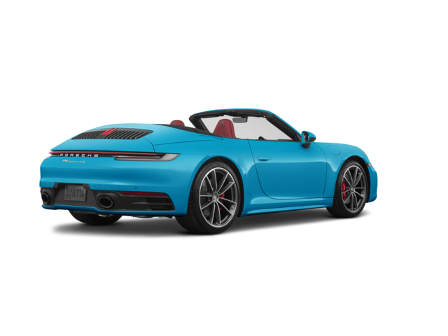 Porsche 911 Cabriolet Png Image (teal, black)